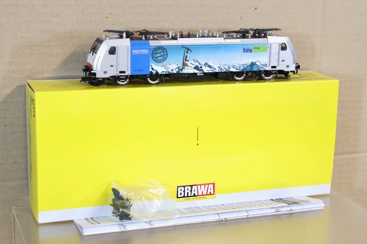 BRAWA 43958 SBB CFF BLS CARGO CLASS BR 186 108 E-LOK ELECTRIC LOCOMOTIVE on