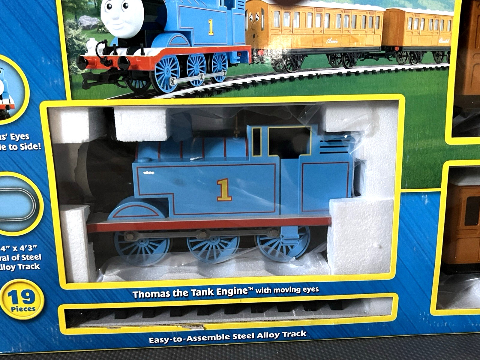 Rare Bachmann Thomas with Annie & Clarabel Deluxe Large Scale Electric Train Set