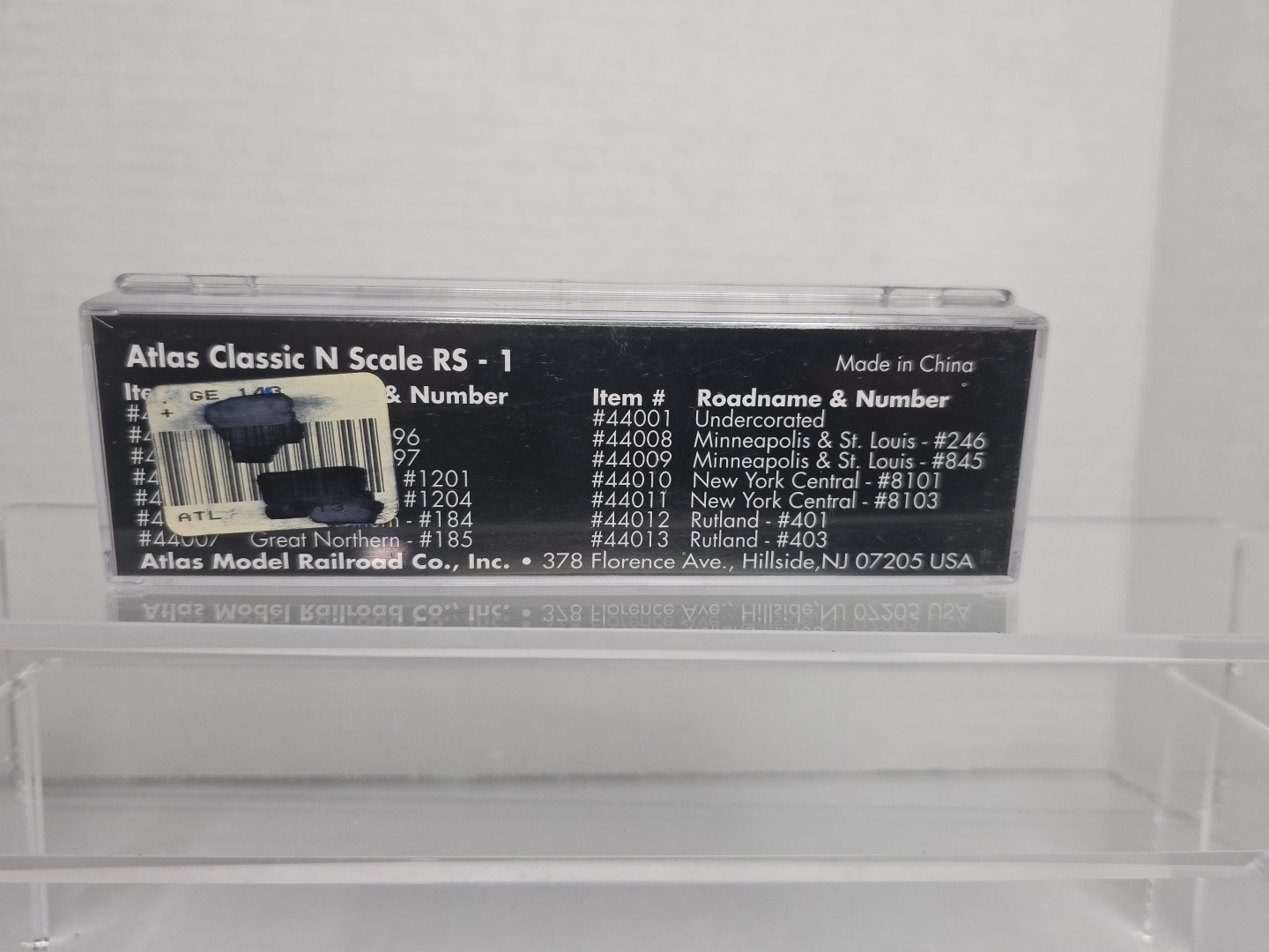 N Scale Atlas 44013 Alco RS-1 Diesel Switcher Loco Rutland 403 NIB Runs Well