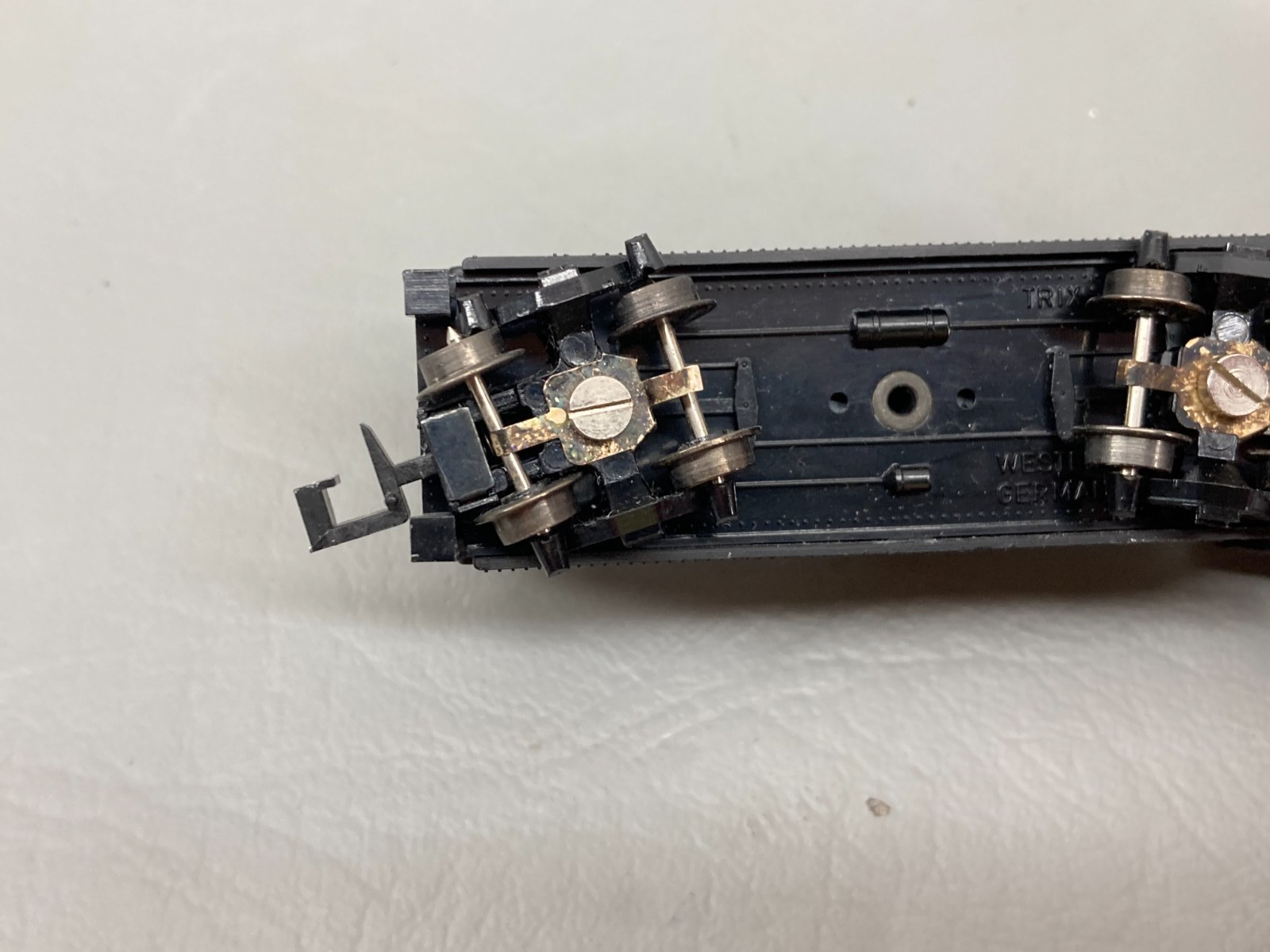 Vintage Trix N Scale Steam Locomotive & Tender 3420 AT & SF West Germany