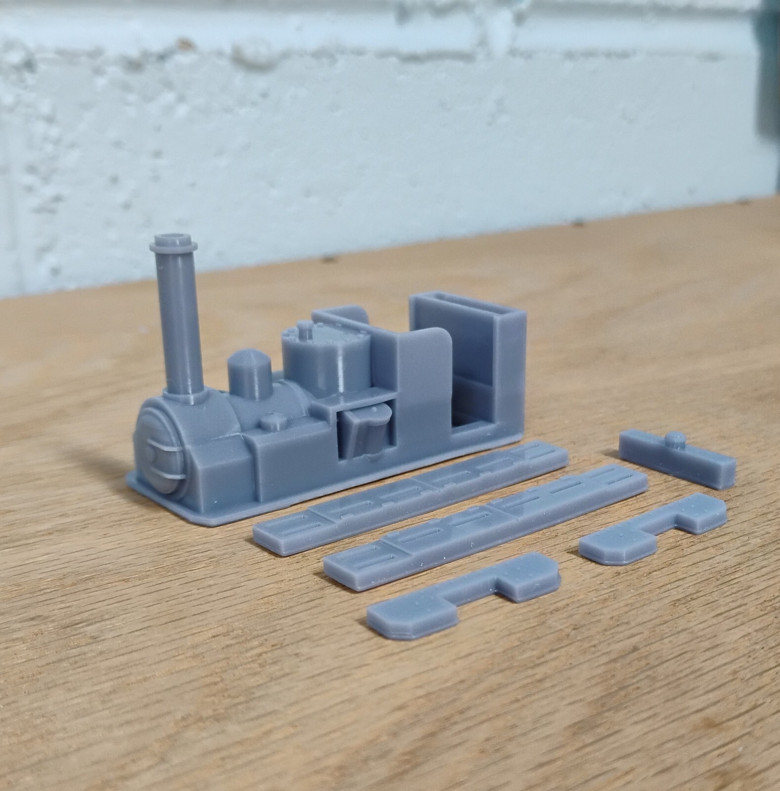 On18 T-BOILER HEISLER LOCO kit #3. For Kato 11-109/11-110 chassis. RESIN 3Dprint