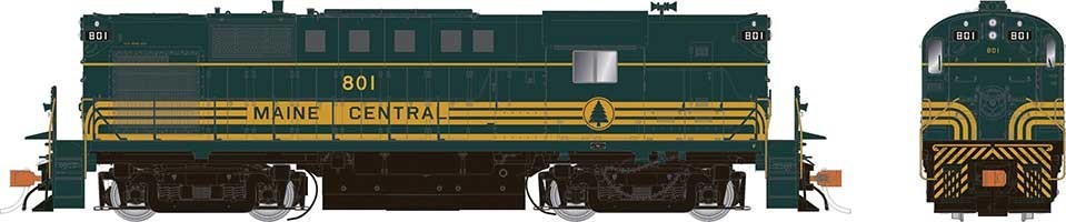 Rapido 31070 HO Alco RS11 – Standard DC Maine Central 802