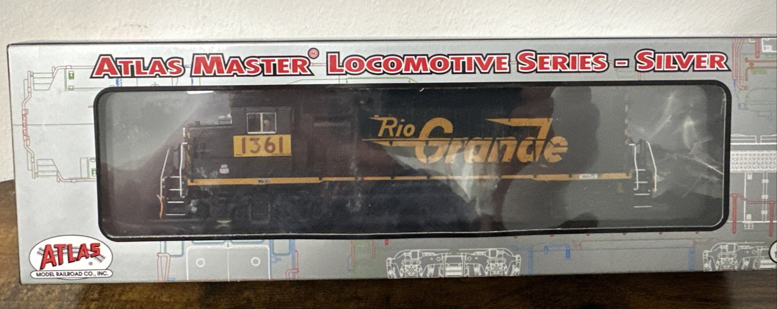 Atlas Silver Series HO 10004229 GP40-2 PH 1 D&RGW patched UP #1361 DCC Ready NOS