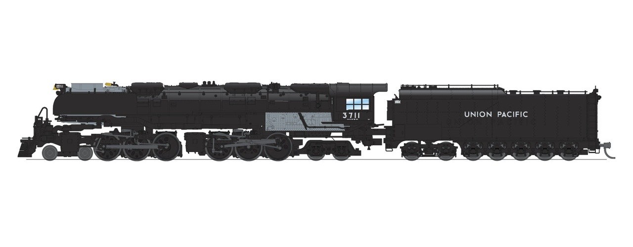 Broadway Limited N Scale ~ Challenger 4-6-6-4 ~ DC ~ Union Pacific #3714 ~ 8653