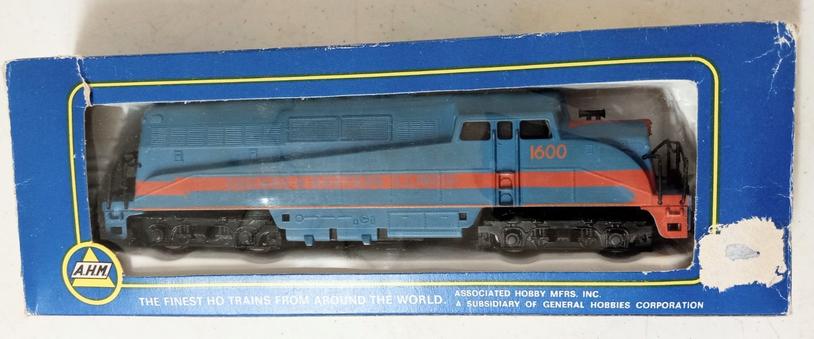 AHM HO Chicago Eastern Illinois BL-2 Locomotive w Box #5040 Dated 1974 Untested