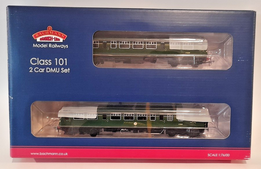* 1/76 OO * Bachmann * BR Class 101 2 Car DMU w Speed Whiskers * BOXED * 32-285
