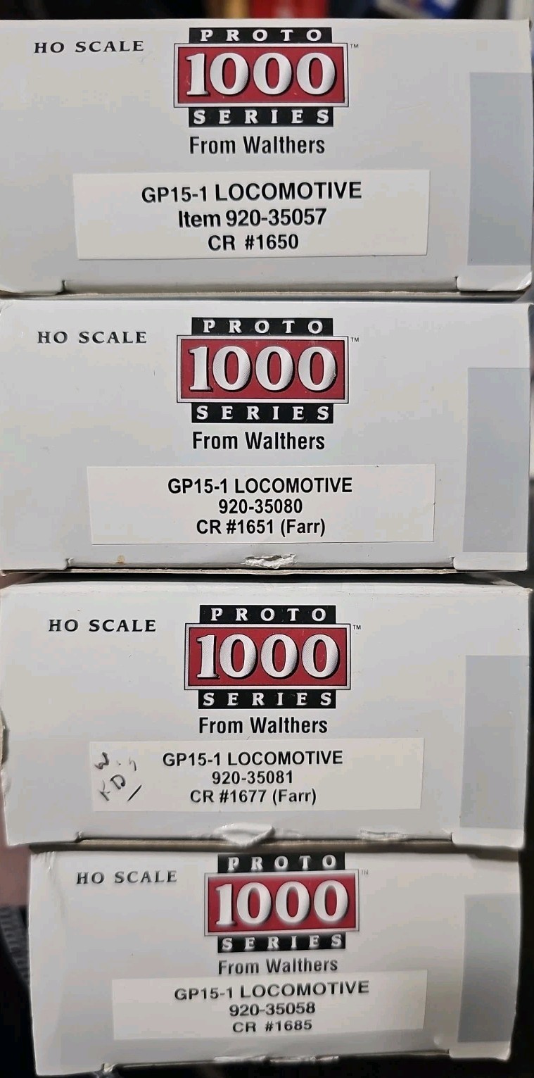 proto 1000 ho locomotive GP-15-1 Conrail See Description