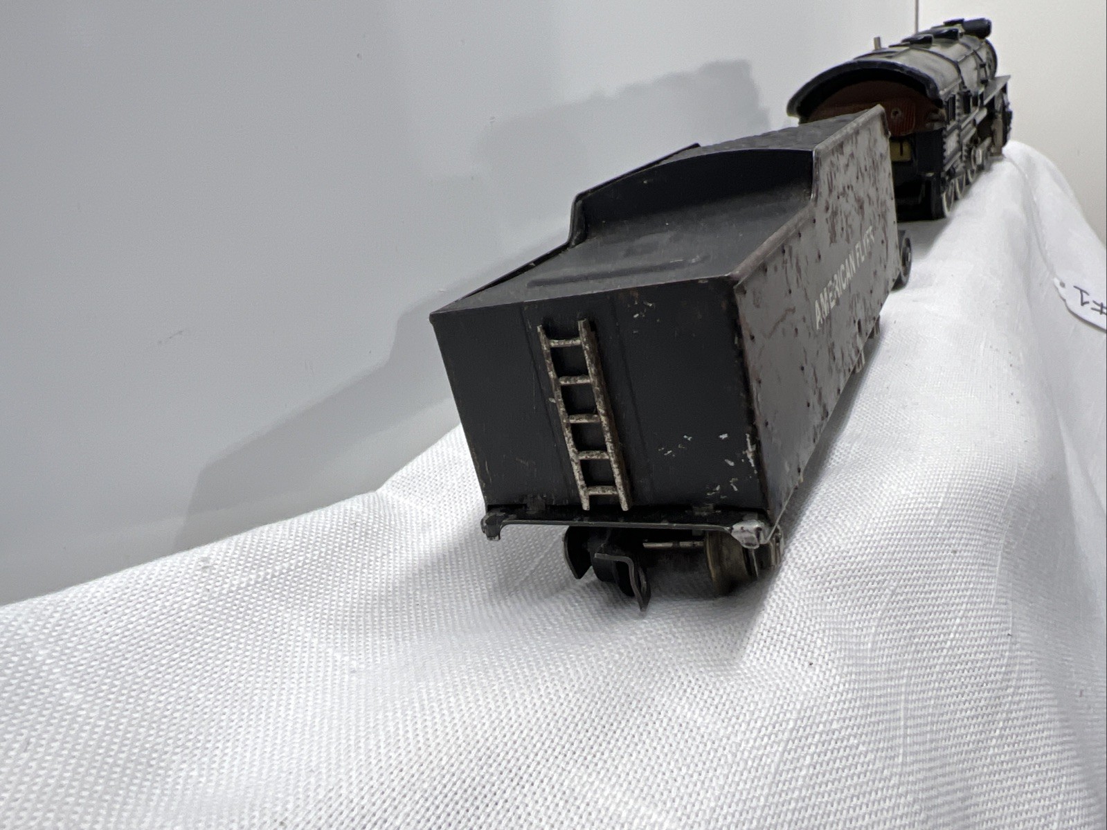 Vintage American Flyer No 290 Cast Metal Steam Engine Locomotive & Tender -1
