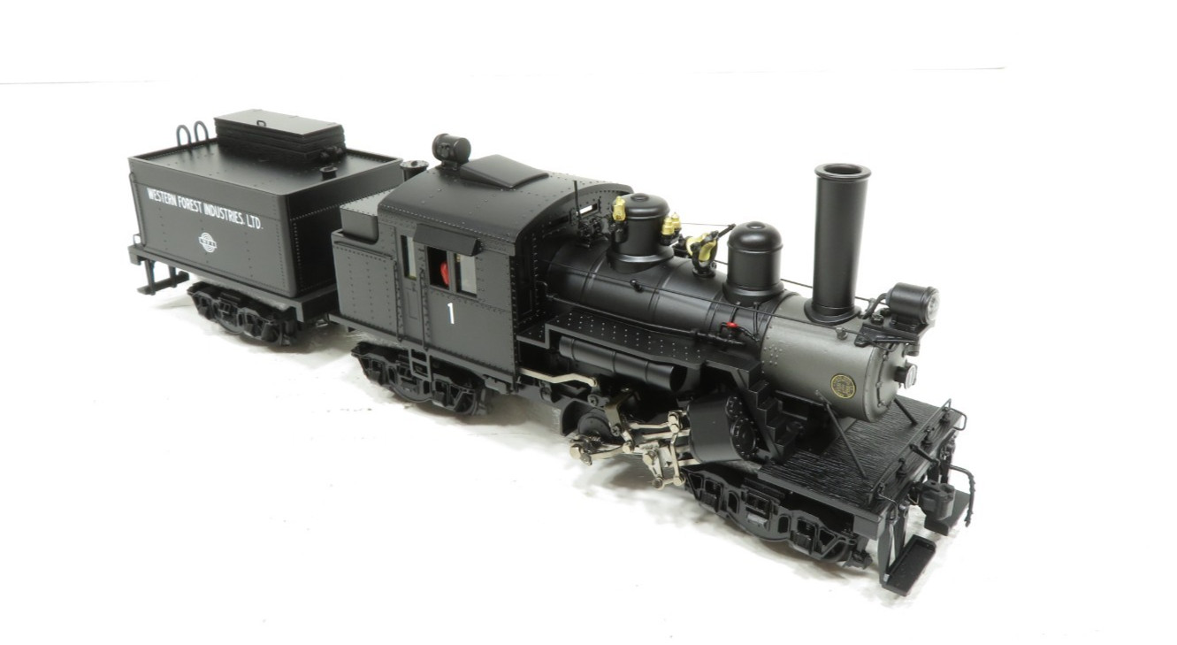 MTH 20-3223-1 Western Forest Industries Climax Logging Loco w/Proto 2.0 LN