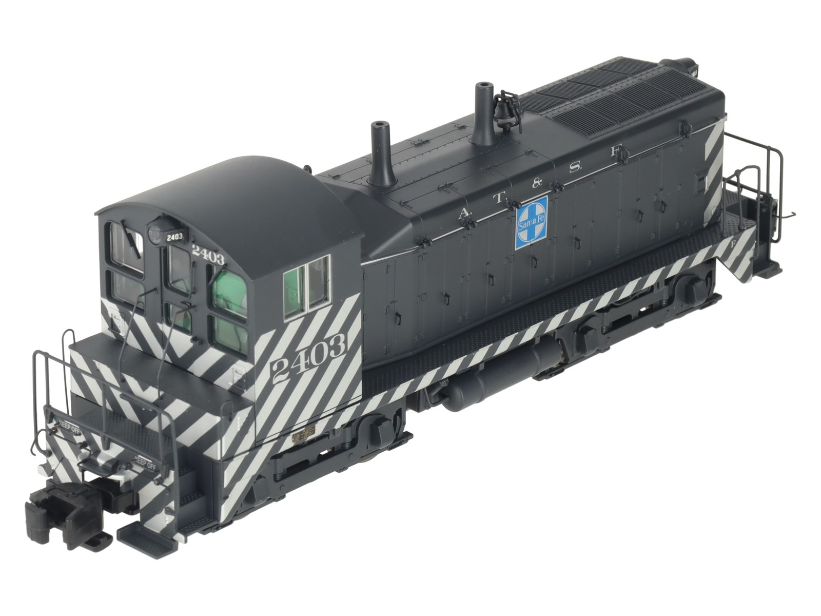 S-Helper 01253 S ATSF NW2 Diesel Switcher w/AC/DC LocoMatic Sound Unit #2403 LN
