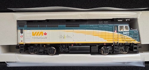 N Rapido 582515 Rebuilt F40PH-2D DC/DCC/Sound VIA Canada $10 Bill Version #6403