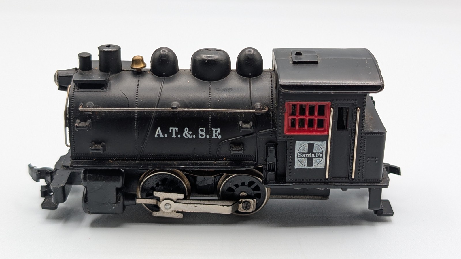 1970s HO Scale Life-Like AT&SF Santa Fe Steam Switcher Locomotive #98 (Untested)