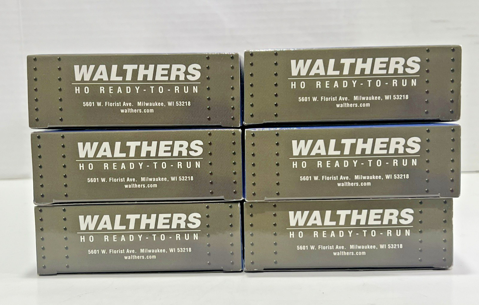 Lot Of 6 Walthers Heavyweight Paired Window New Haven Train Discontinued