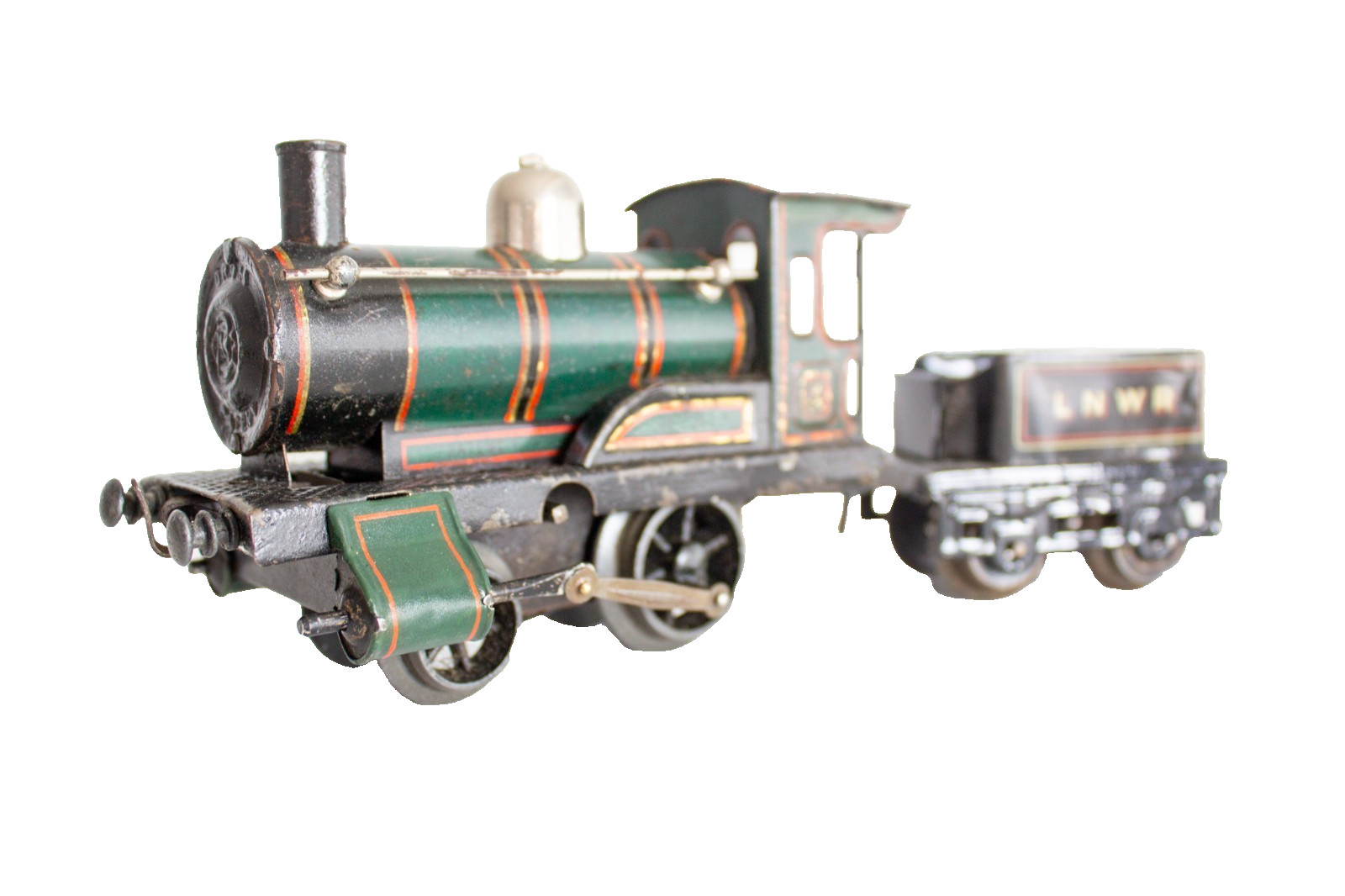 Vintage 1915-1920 Bing 0-Gauge 0-35 Stork Leg Clockwork Locomotive