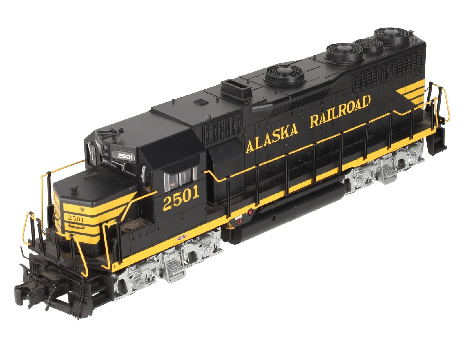 Atlas 1140-1 O Gauge Alaska Railroad GP-35 Diesel Locomotive #2501 (3 Rail) LN
