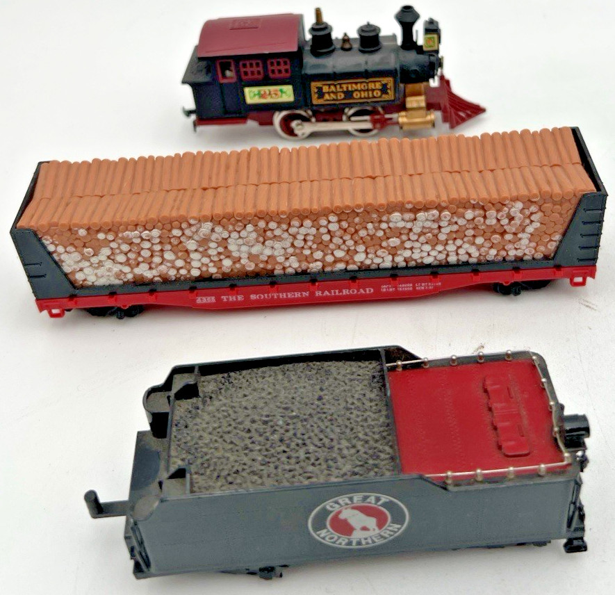 6 LOCOMOTIVES C.B. & Q 5601, BN 9987, MILWAUKEE RD, DURANGO 5628 + EXTRAS