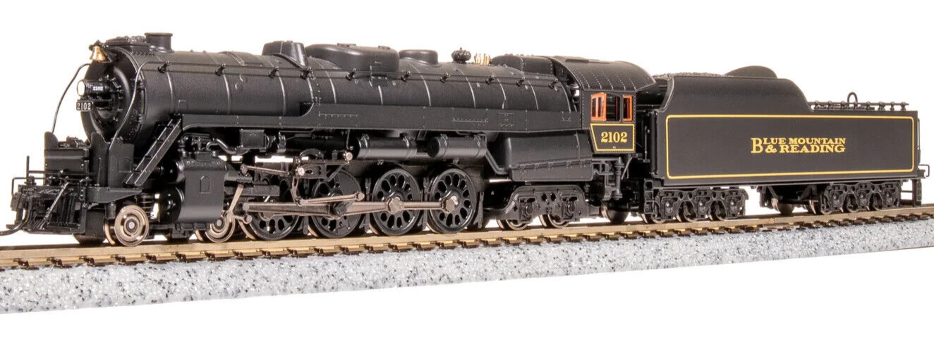 BROADWAY LIMITED 7408 N READING T1 4-8-4 2102 BLUE MOUNTAIN PARAGON4 SOUND SMOKE