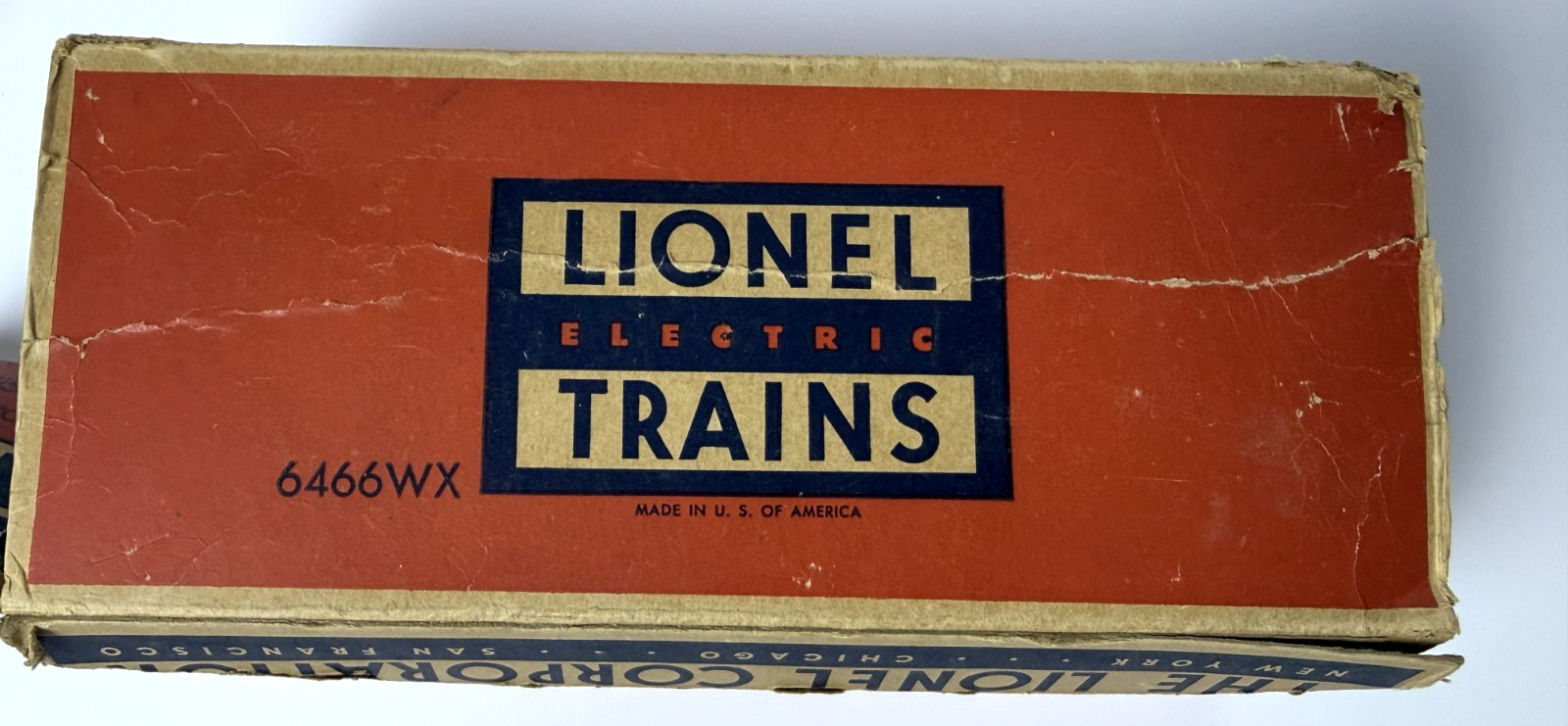 1948 Lionel #2026 Steam Locomotive & 6466W Whistle Tender w/Orig Boxes UNTESTED
