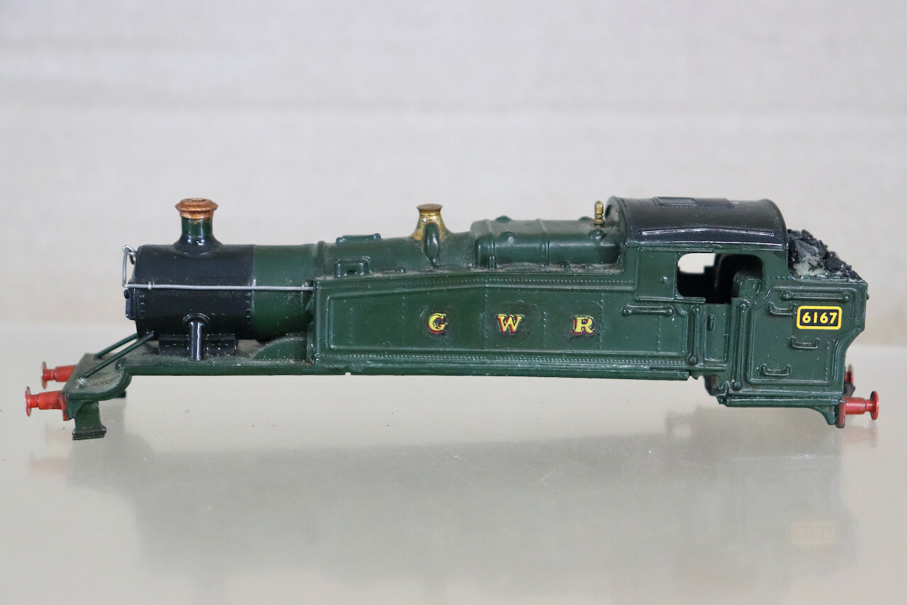 AIRFIX KIT BUILT BODY for GWR 2-6-2 CLASS 61XX PRAIRIE TANK LOCOMOTIVE 6167 oa