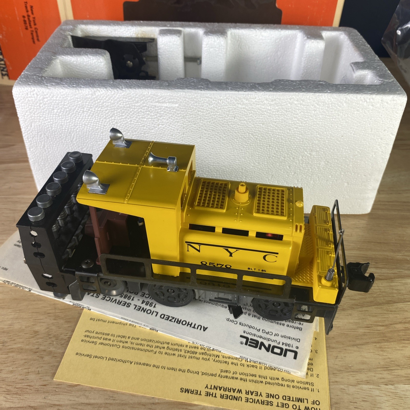O/O27 Gauge Lionel New York Central Track-Ballast Tamper #6-8578