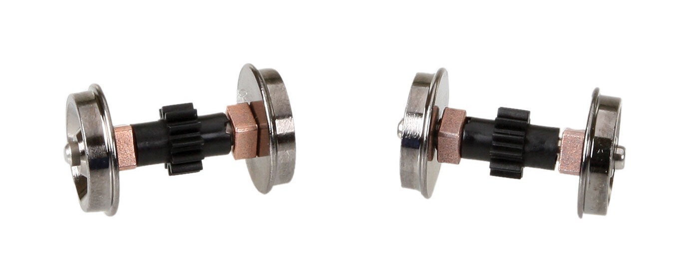 Walthers Proto HO Geared Driver Assy Diesel Wheelset 2pcs for Proto 1000 & 2000