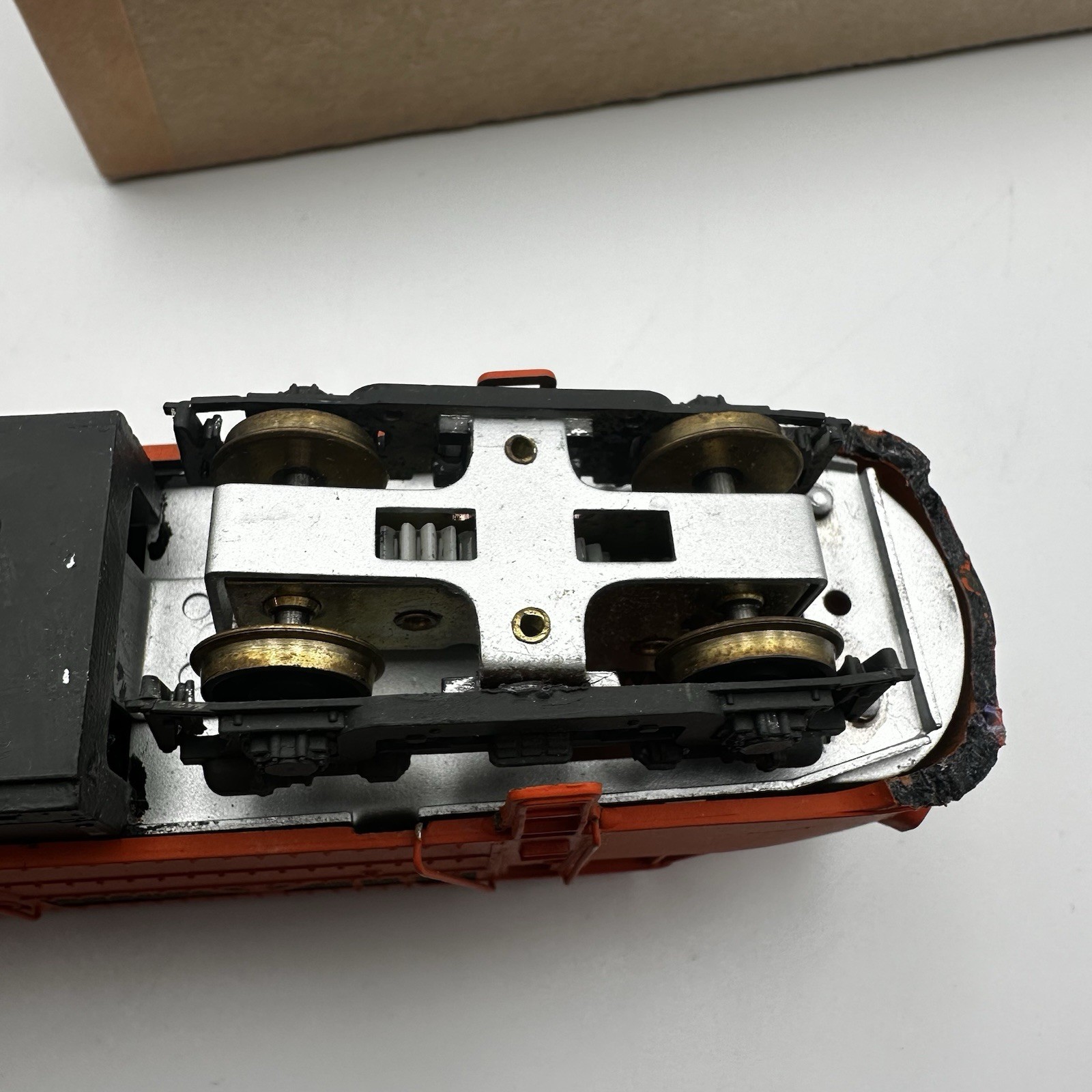 Ho Micro Cast Tokyo Orange Unnamed FA-1 Loco Engine Tested READ DESCRIPTION