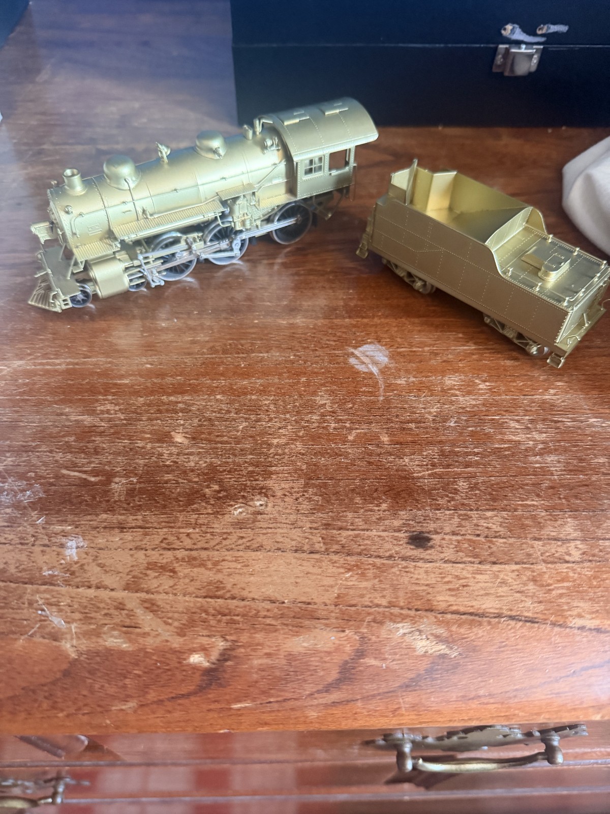 Key Samhongsa HO Brass ATSF 3450 4-6-4 Hudson Steam Loco & Tender