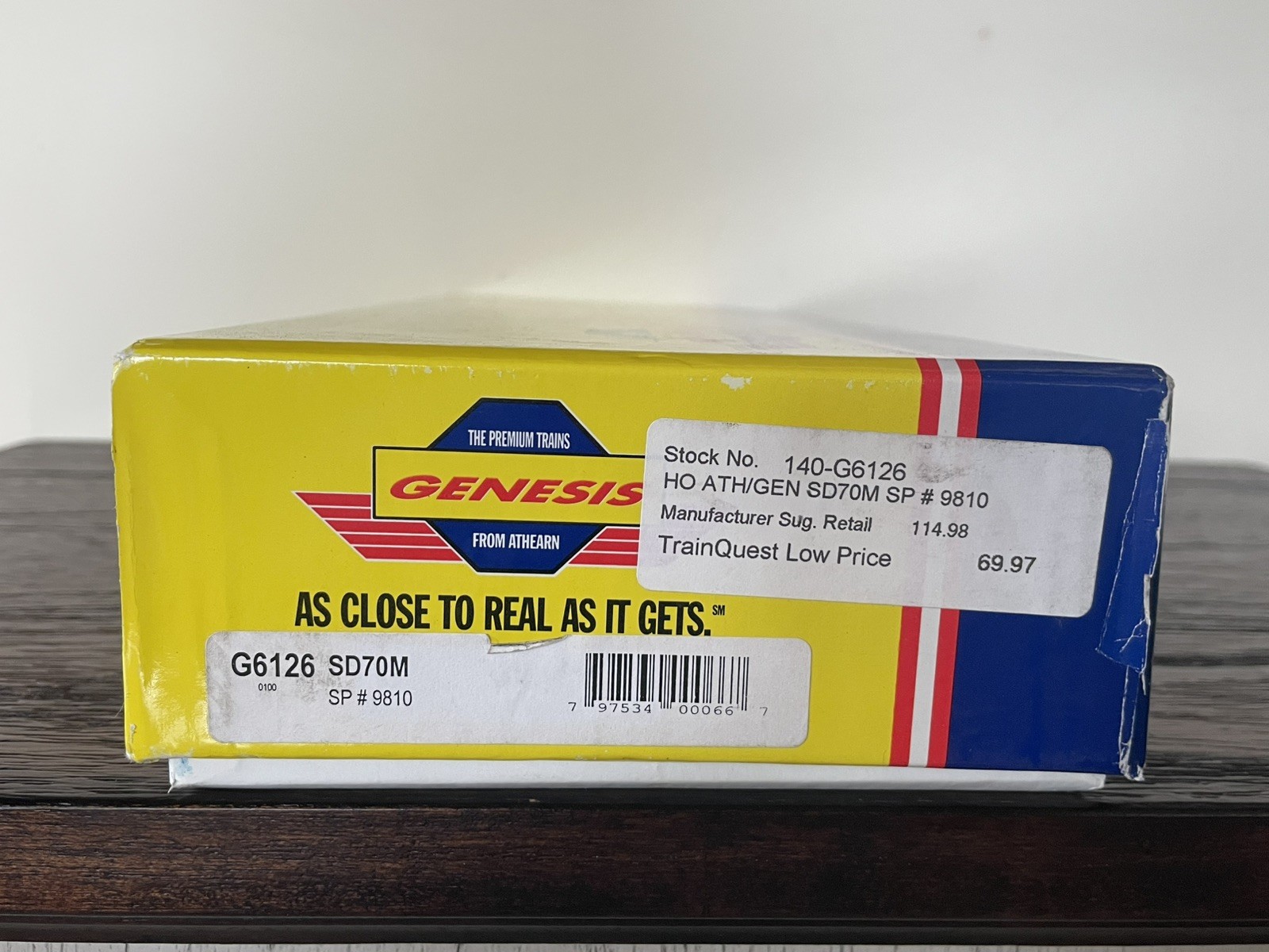 HO ATHEARN GENESIS G6126 SD70M SOUTHERN PACIFIC SP # 9810 – New In Box
