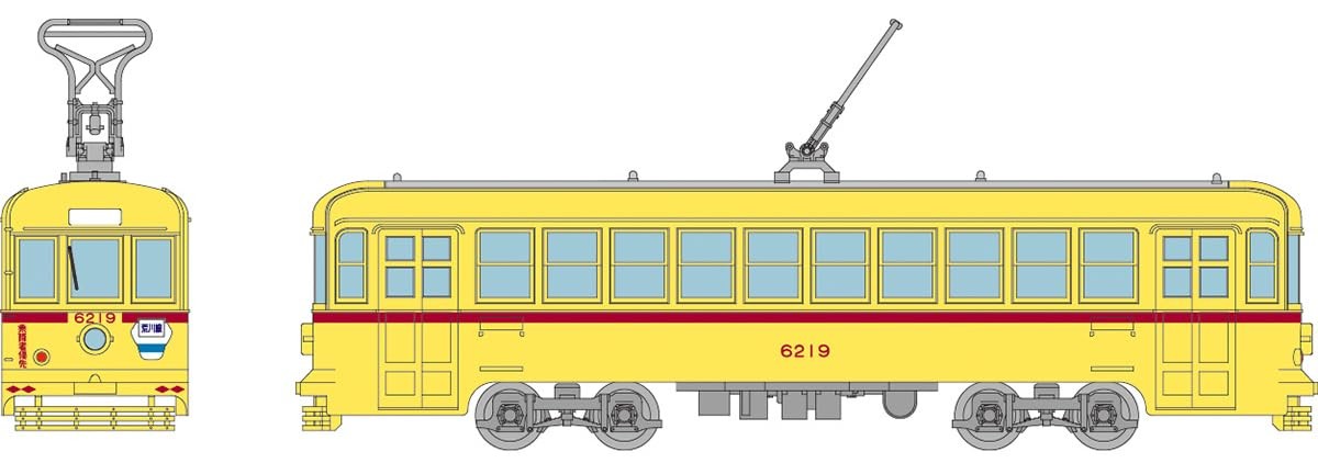 Railway Collection Tokyo Metropolitan Bureau of Transportation 6000 Series No. 6