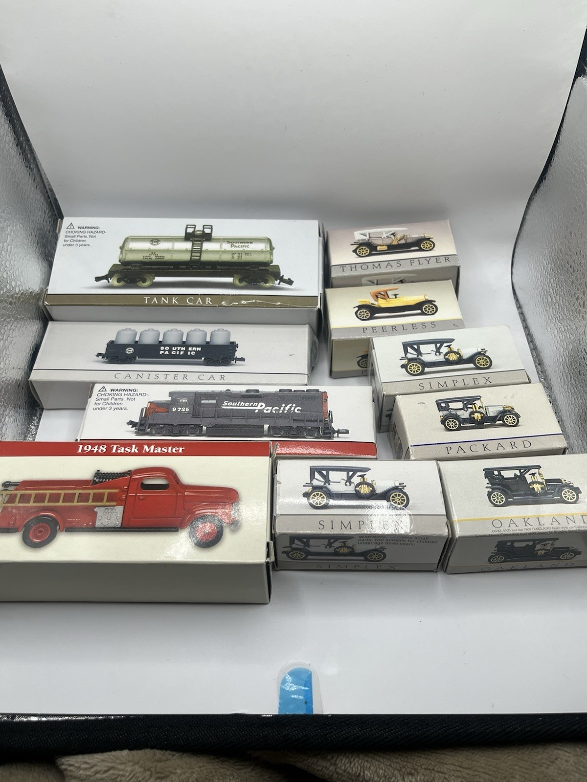 Diecast Cars & Train Southern Pacific High Speed Metal Simplex Packard Lot of 10