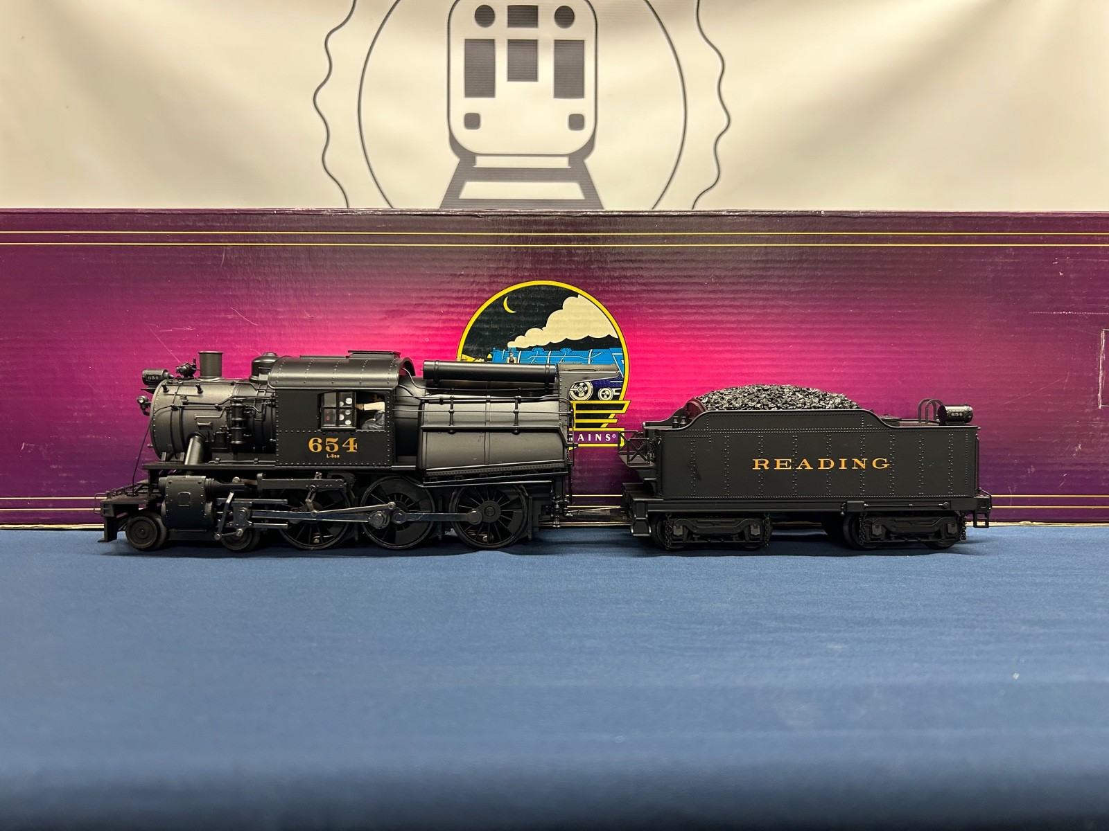Mth Reading #654 4-6-0 Camelback Steam Engine w/ Protosound 2 20-3359-1