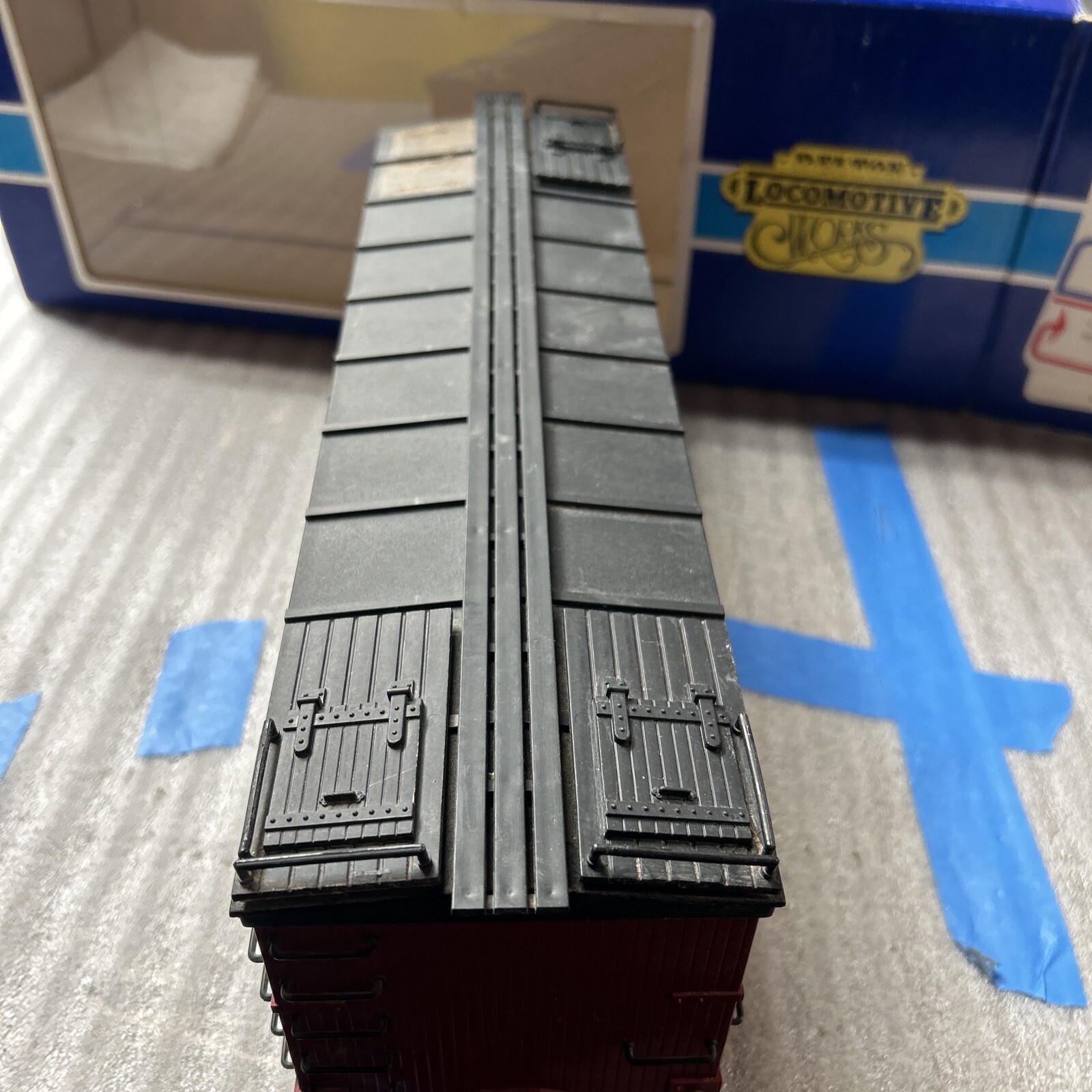 Delton Locomotive Works: #4258 Strohs Beer Reefer Boxcar G Scale