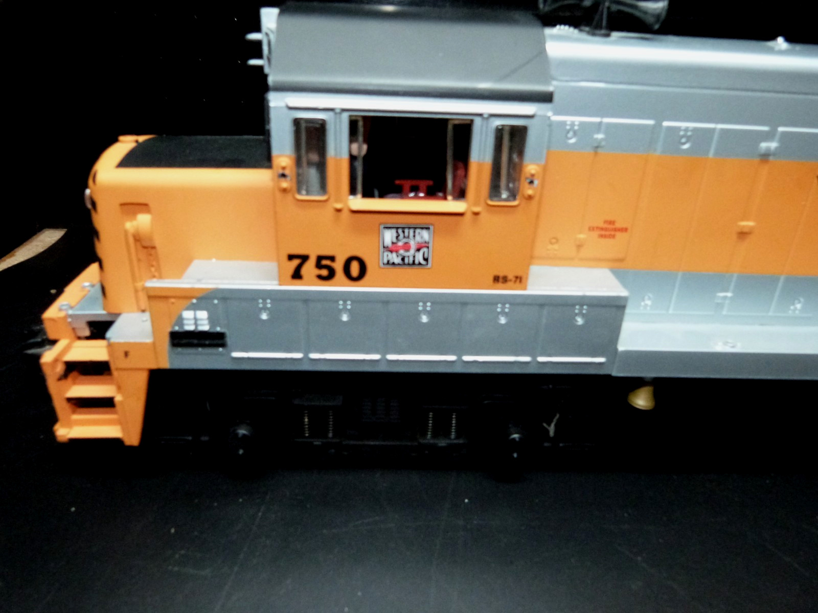 G Scale Aristocraft Western Pacific GE U25B #750 Diesel ART-22100 RARE