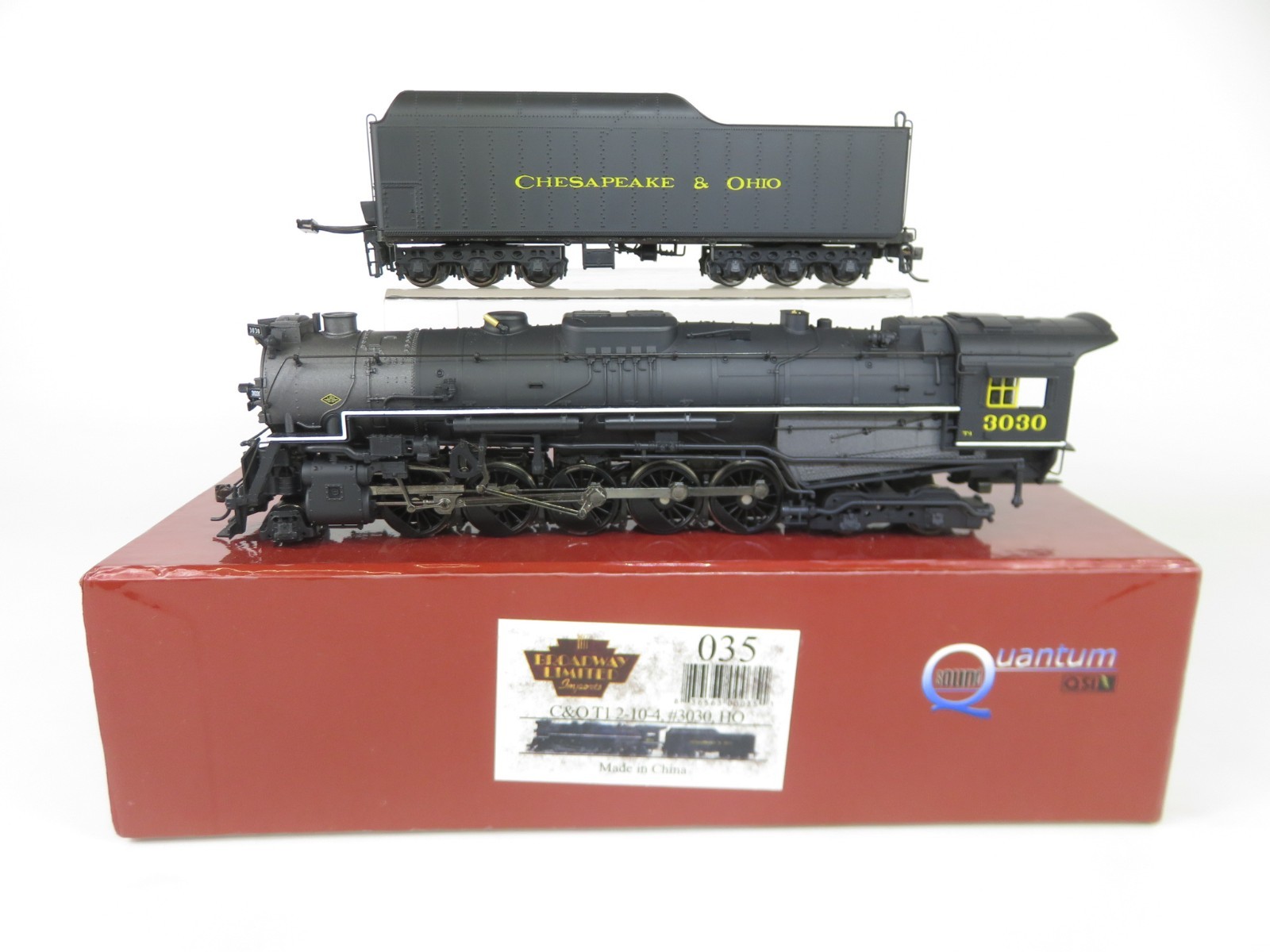 Broadway Limited 035 HO Scale Chesapeake & Ohio 2-10-4 T1 Locomotive DCC/Sound