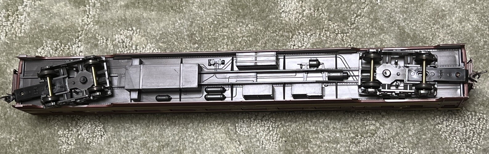 HO Rivarossi Pennsylvania PRR 4017 Coach P82 Budd Train Fleet of Modernism