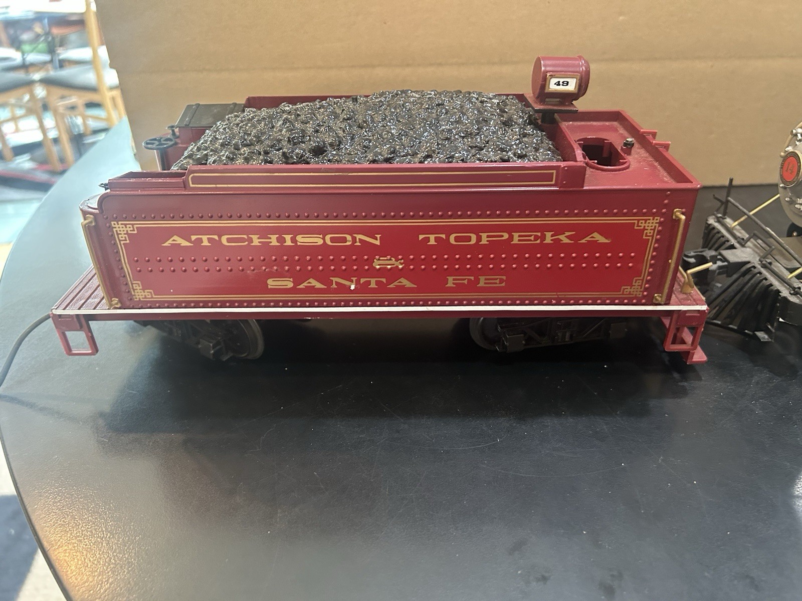 Bachmann Santa Fe 4-6-0 Steam Loco & Tender, G Scale, Restoration Or Parts