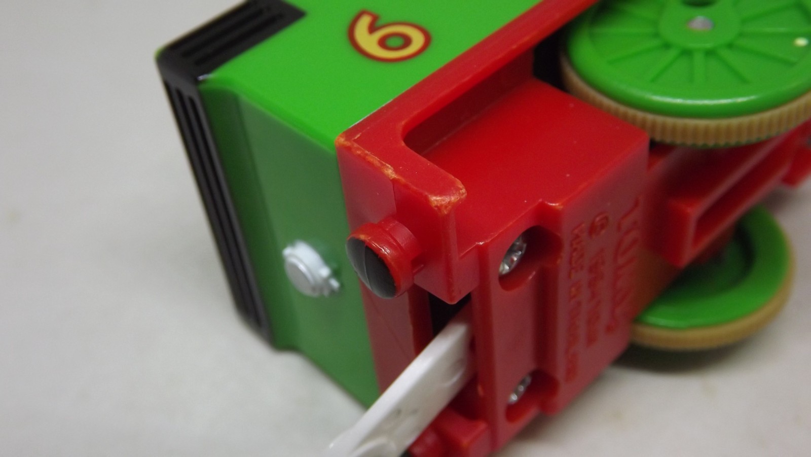 Thomas & Friends: Plarail – Motorized “Surprised” Percy (2007, TOMY)