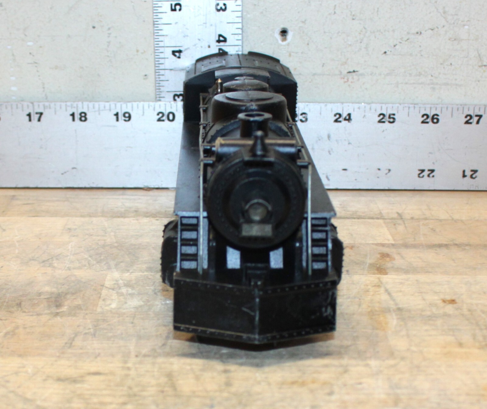 Vintage Marx O Gauge Plastic 666 Steam Locomotive With Smoke 2-4-2 Runs Well