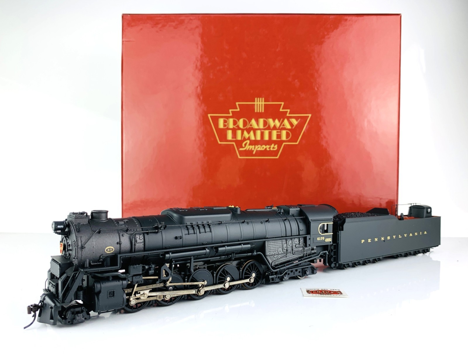 PR647 BROADWAY LIMITED H0 023 – STEAM LOCOMOTIVE PRR J1 2-10-4 # 6170 – NEW!