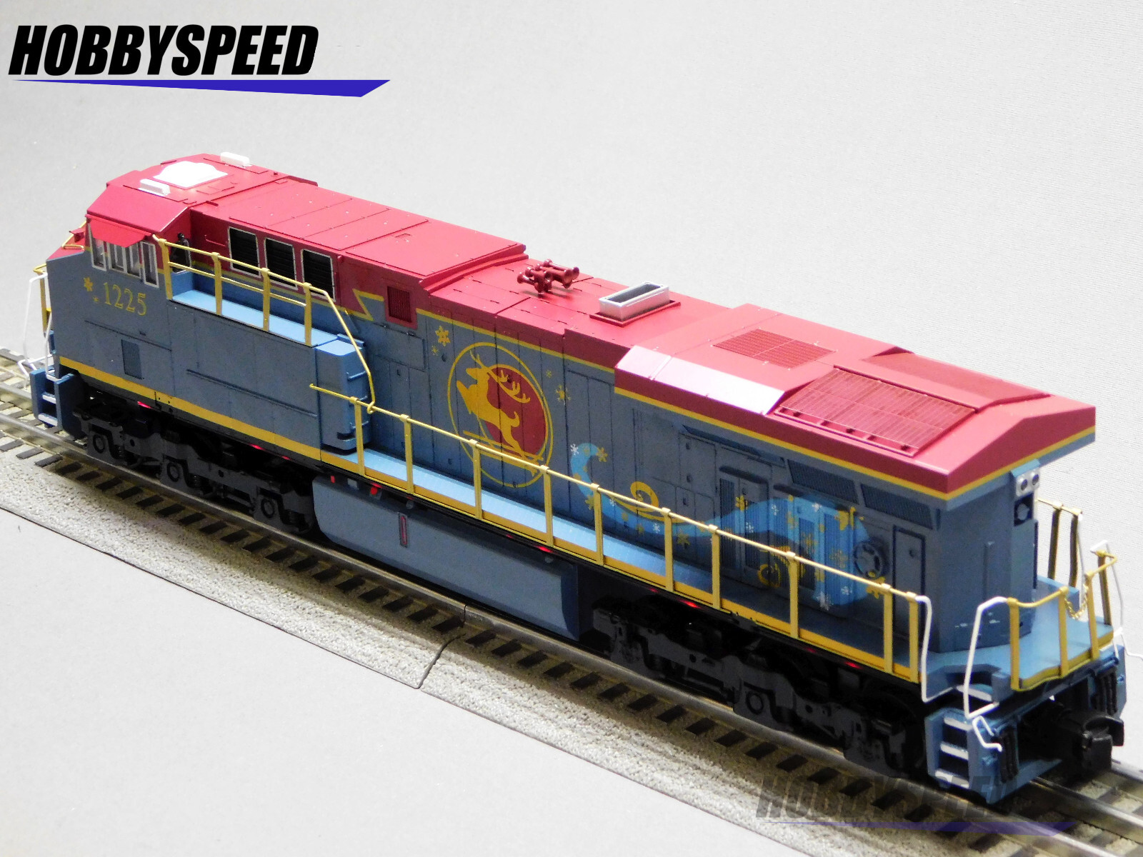MTH RAILKING NORTH POLE ES44AC DIESEL ENGINE #1225 O GAUGE 30-21239-1 NEW