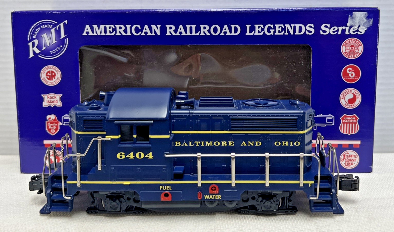 RMT O/O27 RMT-4232 BALTIMORE & OHIO GP BEEP DIESEL LOCOMOTIVE #6404 IN OB