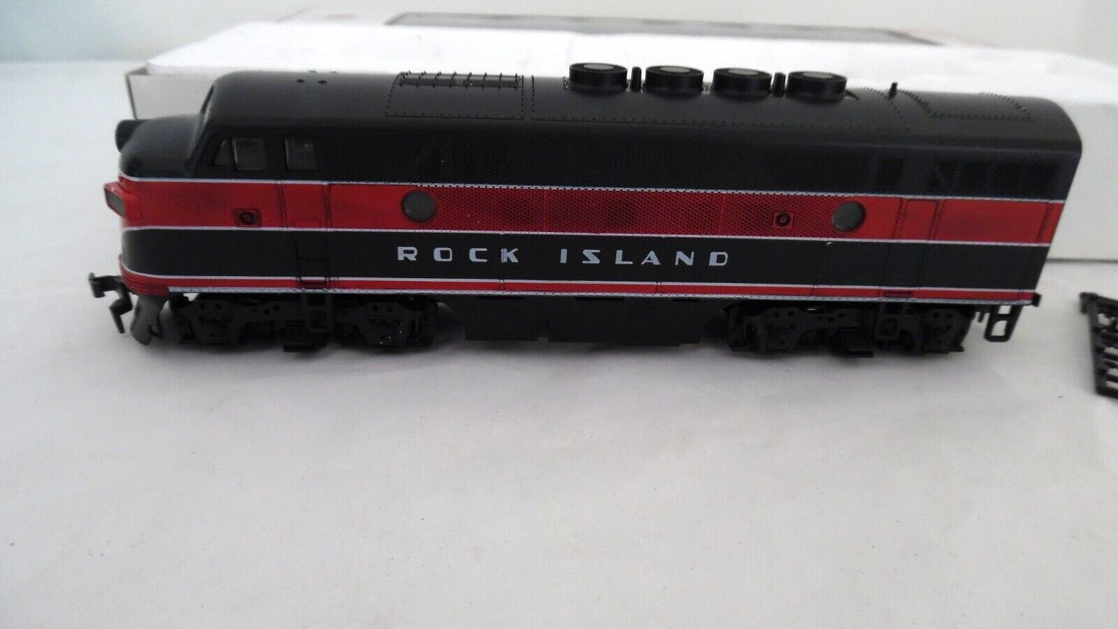 Stewart Hobbies HO Kato #8530 ROCK ISLAND Loco F3A POWERED Phase II, High Fans