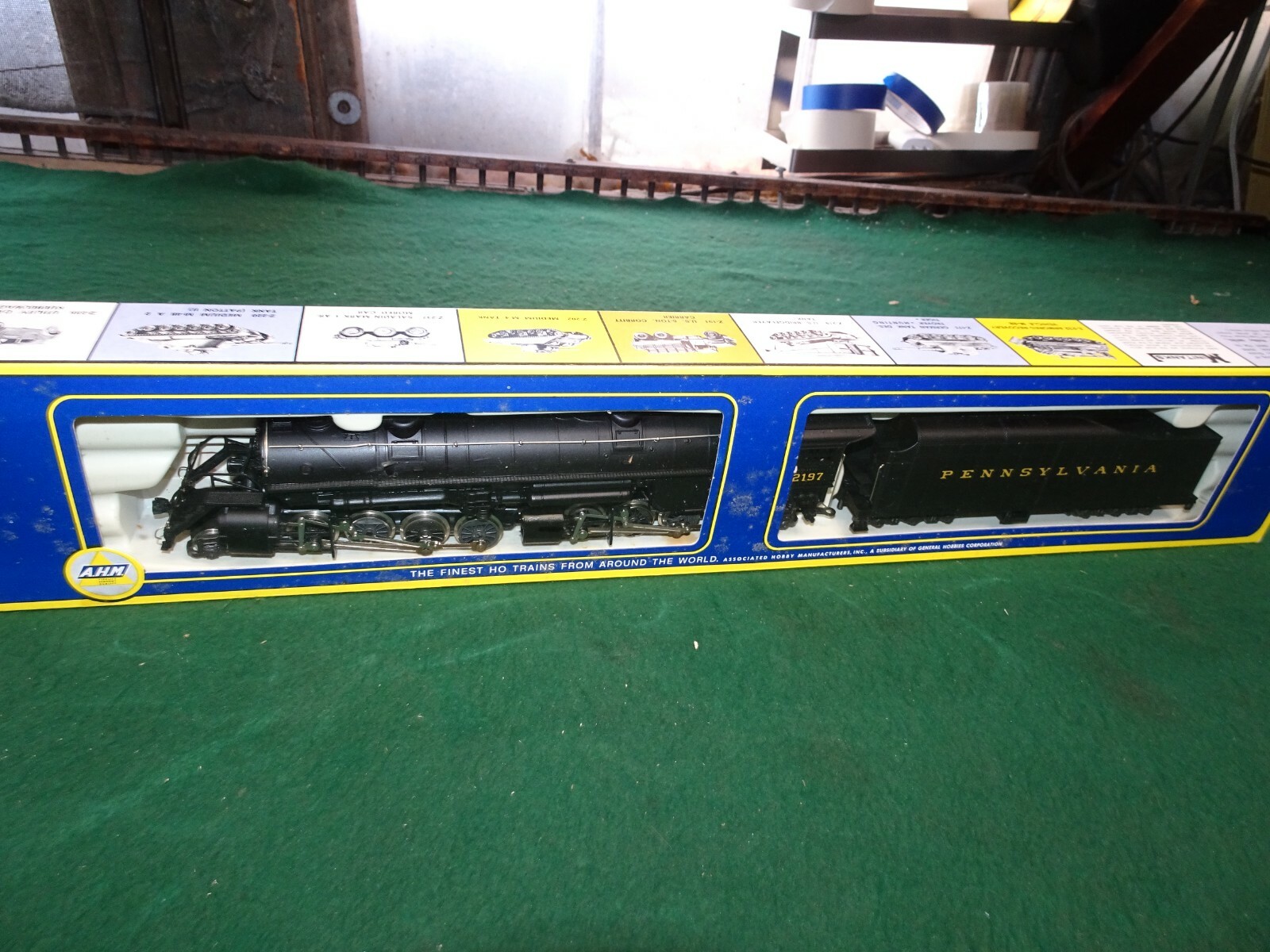 AHM 5092-C 5092-C HO Scale URSA Mallet 2-8-8-2 Steam Locomotive EX