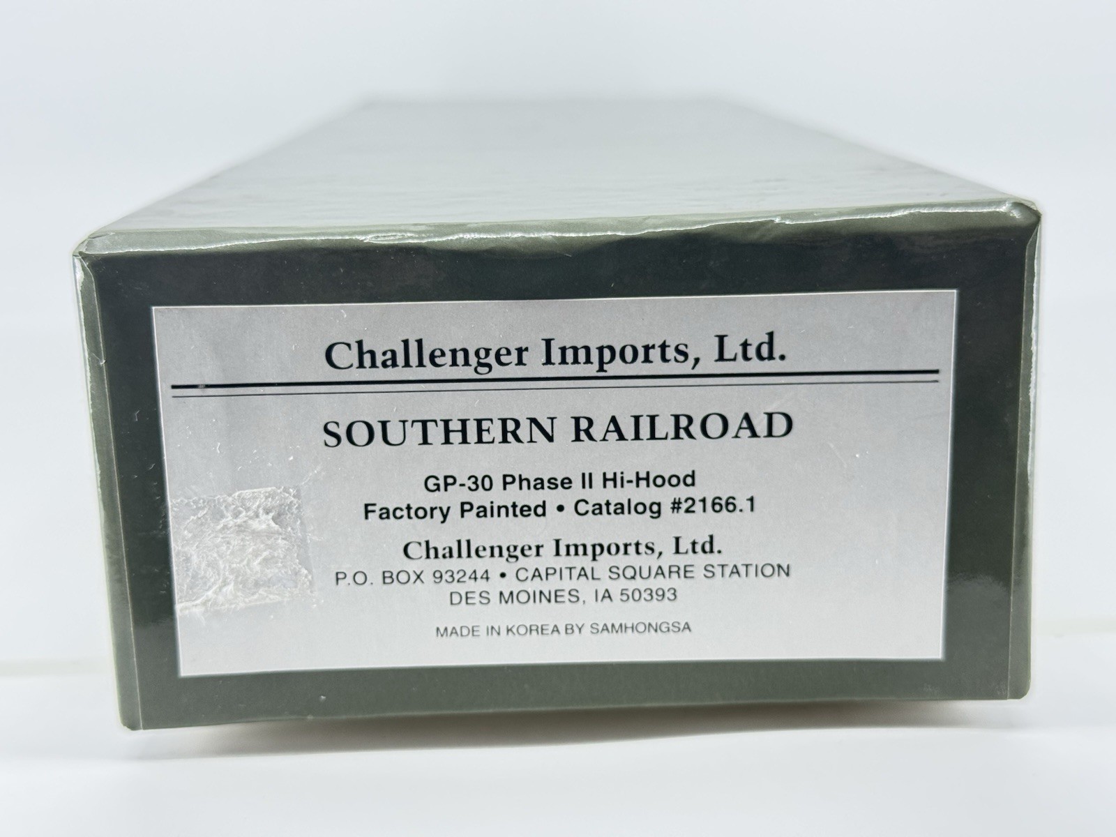 HO Challenger Imports CIL 2166.1 Southern Railway GP30 High Hood DCC SOUND