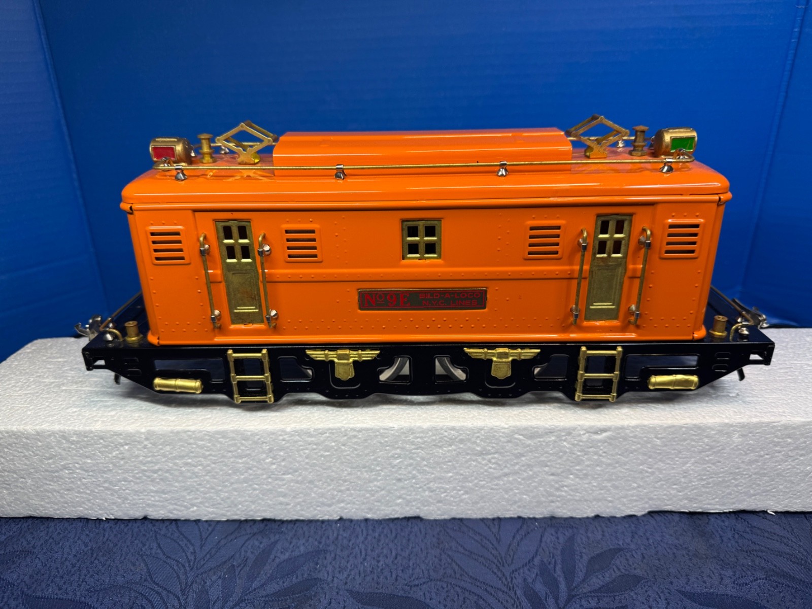 MTH 9E Standard Gauge Orange Electric Engine