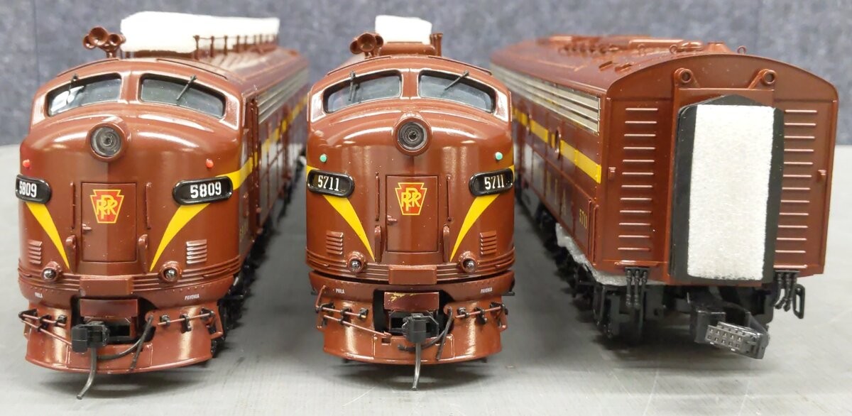 MTH 20-2894-1 O PRR E-8 ABA Diesel Engine Set w/PS 2.0 & DCC #5809A/5711A/5711B