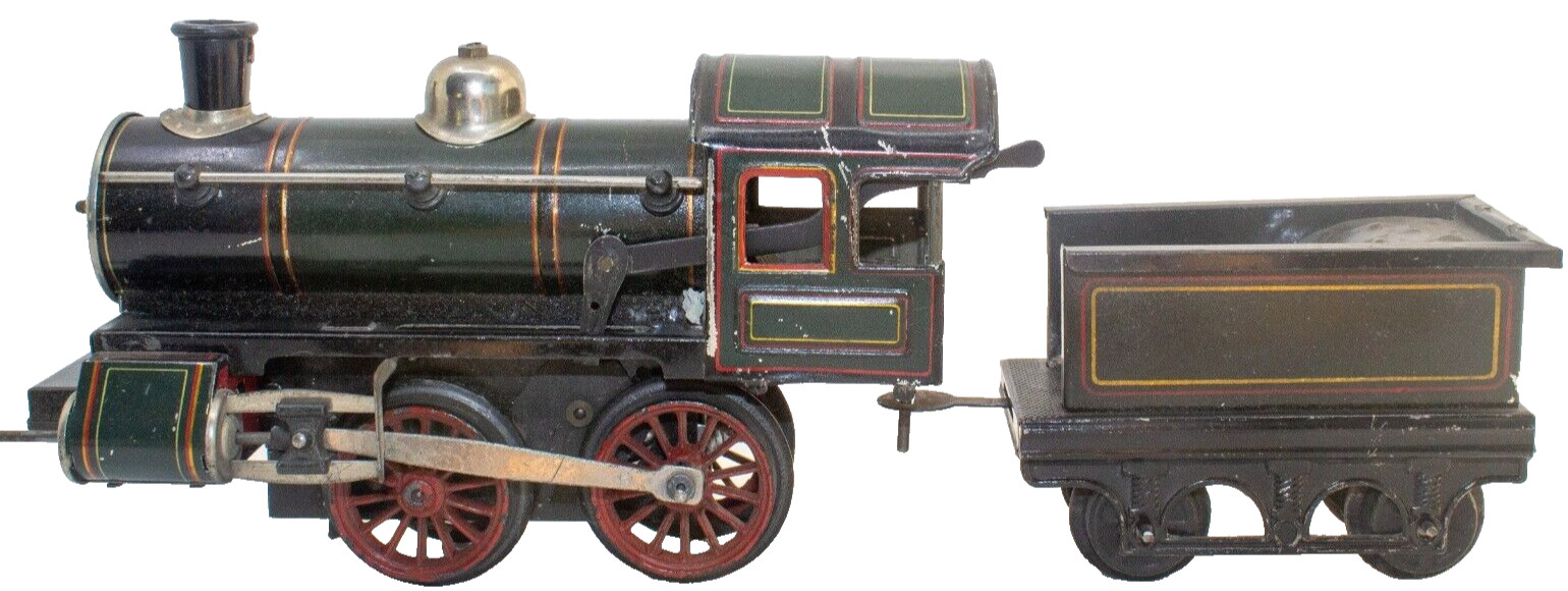 Vintage Pre-War Large Karl Bub (KBN) 0-gauge Clockwork Train Set (c.1905-1910)
