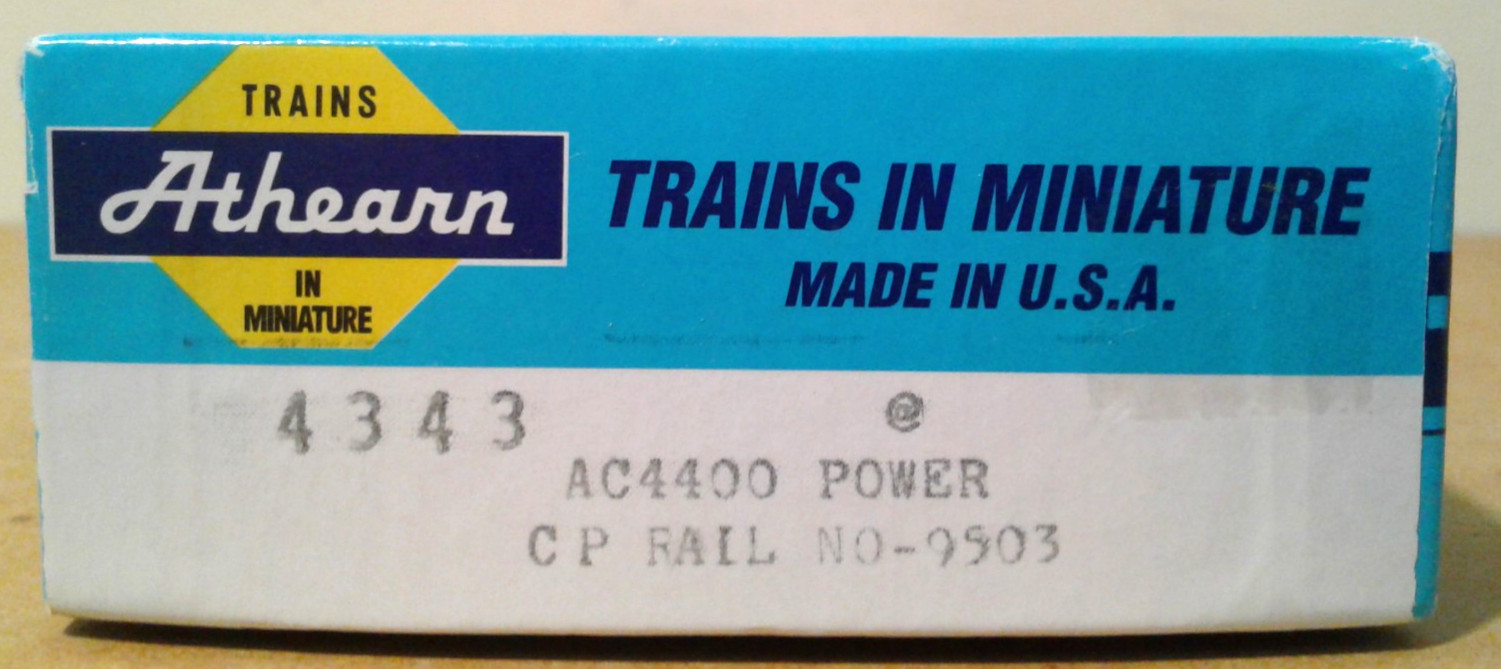 HO SCALE ATHEARN GE C44-9W CANADIAN PACIFIC CP #9503 4343