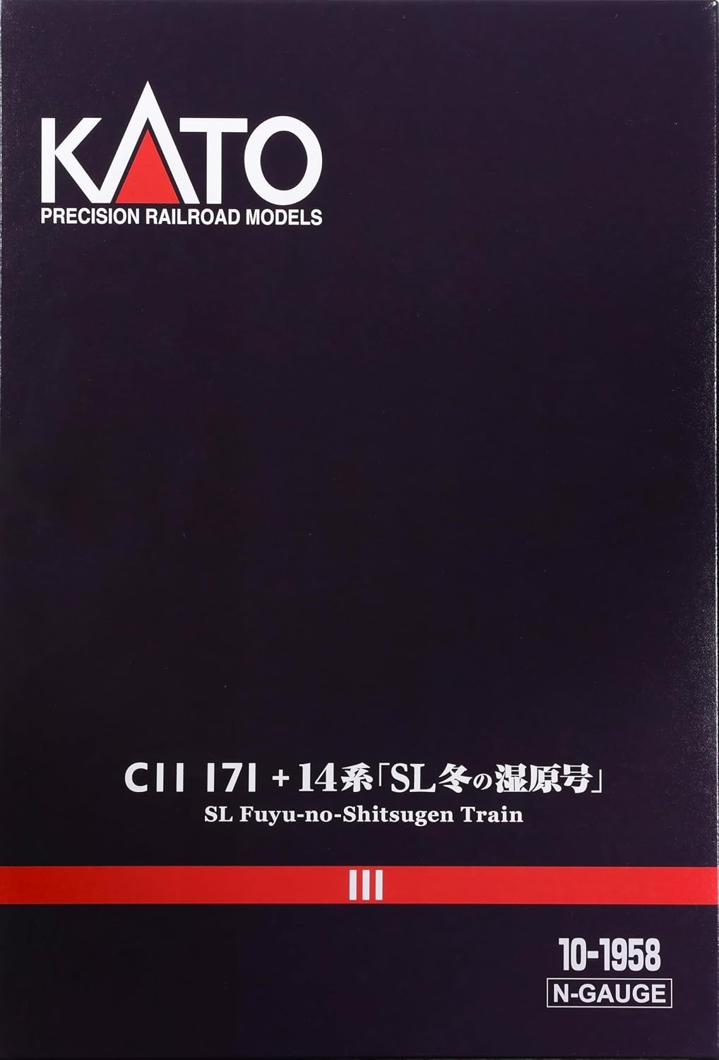 C11 171 + 14 series 500s Steam Locomotive KATO N Gauge 6-car Train 10-1958 NEW