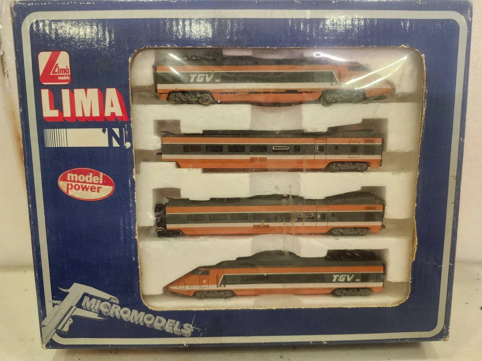 MODEL POWER TGV LIMA HIGH SPEED TRAIN + RAVEN BONUS SHOWS SIGNS OF WARE